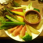 Yakiton Hinata - いろどり野菜のバーニャカウダー
