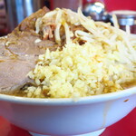 ラーメン二郎 - ラーメン小＋ニンニク多め＋青ネギ