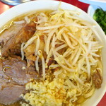 ラーメン二郎 - ラーメン小＋ニンニク多め＋青ネギ