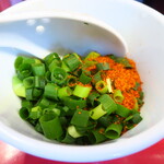 ラーメン二郎 - 待ってる間にカスタマイズ♪