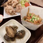 モモガッパ - 辛子椎茸、鶏めしの具