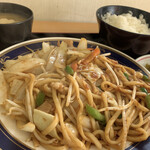 うかいや - ホルモンうどん定食