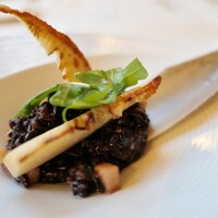 小笠原伯爵邸 - （2021/4月）筍とマンチェゴチーズのアロスネグロ