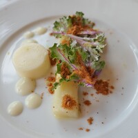 小笠原伯爵邸 - （2021/4月）ホワイトアスパラガス2つの食感