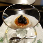 銀座うかい亭 - ボタンエビのマリネ・ベルガキャビアを添えて