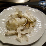 銀座うかい亭 - ホタテと松茸の暖かい逸品