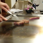 銀座うかい亭 - うかい極上牛のステーキ・松茸焼き