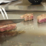 銀座うかい亭 - うかい極上牛のステーキ・松茸焼き