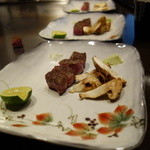 銀座うかい亭 - うかい極上牛のステーキ・松茸焼き