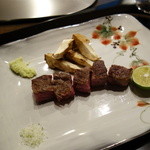 銀座うかい亭 - うかい極上牛のステーキ・松茸焼き