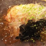 京天神 野口 - ●先付け・毛蟹、タイラガイ、フカヒレ