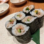 Sumiyaki Daishin Yurigaokaten - あて巻き(穴子と胡瓜)
