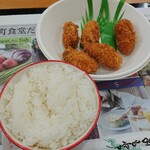 下町食堂中村橋 - B定食(カキフライ)