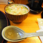 とんかつ桂 - ホスピタリティ満点のレンゲ