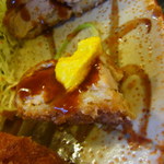 とんかつ桂 - 辛子たっぷりつけていただきまぁ～す