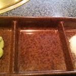 あみやき亭 - 美味しさ提案のワサビと岩塩
