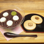 あんみつの深緑堂 - 冷し白玉ぜんざい(750円)