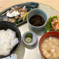 北新地 空海 - 空海定食　メインは鯖のタタキ