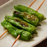 Eringi skewer/Shishito pepper skewer/Shiitake mushroom skewer/Green onion skewer