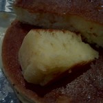 スプーンハウス - 8分の1カットにしたホットケーキの断面