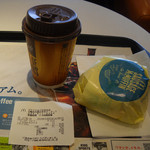 マクドナルド - ソーセージマフィンとホットコーヒー、総額100円