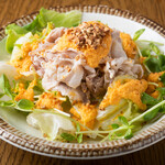 Chilled Kurobuta pork salad with 5 kinds of vegetables