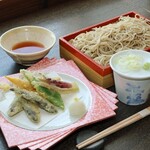 [May/June Recommendation] Tempura soba with young sweetfish and summer vegetables/Soba