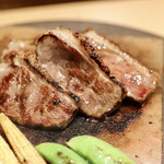 玄水 - シャラン鴨の岩塩プレート