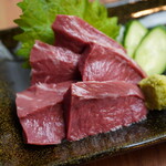 和牛焼肉食べ放題 ヤキニクギャング - 【生もん】ハツ刺し