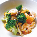 Stir-fried salted shrimp