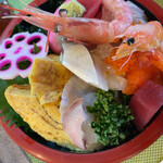 弥生寿し - 海鮮丼
                                異方向から撮影