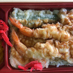 産直味菜 - えび天丼　518円