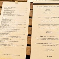 CICADA - メニュー①