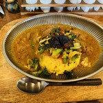 カレー屋ヌンクイ - 一見カフェ飯に見えるかわいいカレー。しかし猪なのですよ(*≧ω≦*)