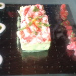 ア・ヴォートル・サンテ - 2012年某日ランチ：前菜(蟹身とアボガドのムース)