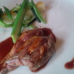 ア・ヴォートル・サンテ - 2012年某日ランチ：柔らかい歯ごたえが心地良い鴨肉のロースト