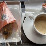 サンマルクカフェ  - チョコクロとアメリカンコーヒー