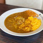 CoCo壱番屋 - 料理写真:チキンカツチーズ200㌘スクランブルエッグ☆