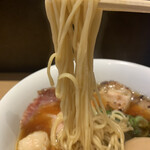 らぁ麺や 嶋 - 【2021.3.17】中加水の中細麺。