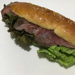 ブランジュリー パリの空の下 - 黒毛和牛のサンドイッチ　¥1,200