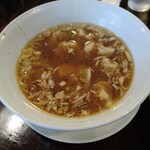 中華ごはん れんげ食堂 - ワンタンスープ。