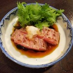 金町製麺 - 本マグロの炙り