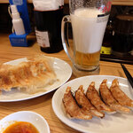 餃子食堂マルケン - 焼餃子 シングル(5個) 198円 (20年4月)