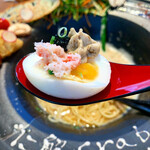 カニ蟹 crab noodle 三宮 - トリュフ、蟹、蟹味噌バター