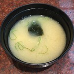 Banya No Sushi - セルフの味噌汁
                        
                        具はカワハギ
                        
                        
                        
