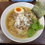 中華そば うお青 - 肉かけ煮干しそば