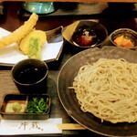 そば処 片蔵 - あなご天ぷらとお蕎麦　¥1700