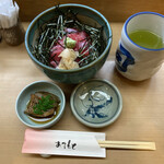 天えい - マグロ丼 850円