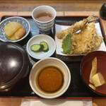 天えい - イワシの天ぷら定食 850円