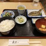 天えい - 鮎の塩焼き定食 850円